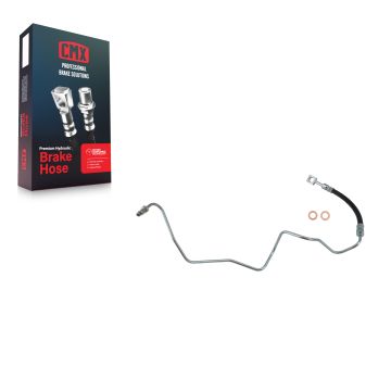 Rear Left Outer Brake Hydraulic Hose 12-H621173 For Volkswagen Jetta Beetle Golf Audi TT Quattro