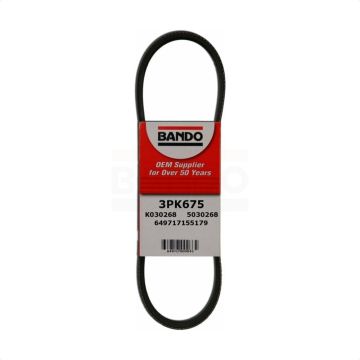 Water Pump Accessory Drive Belt BAN-3PK675 For Kia Hyundai Tucson Soul Sportage Elantra Spectra 6