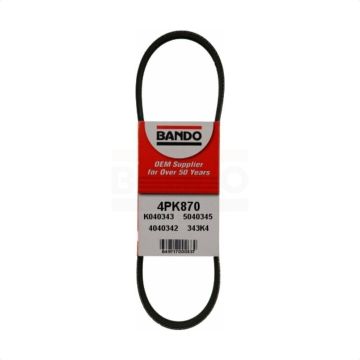Accessory Drive Belt BAN-4PK870 For Toyota 4Runner Tacoma BMW X5 Acura Integra Honda Civic del Sol