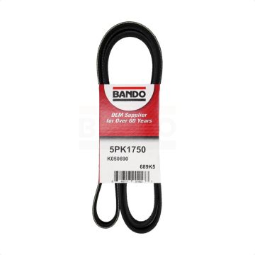 Accessory Drive Belt BAN-5PK1750 For Chevrolet GMC Equinox Terrain Colorado Canyon Malibu Acadia ATS