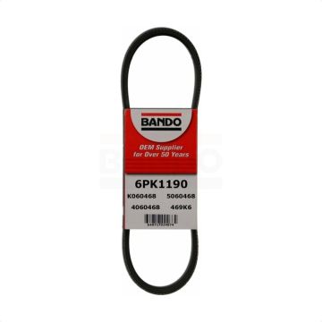 Accessory Drive Belt BAN-6PK1190 For Acura RDX TL Cadillac Chrysler Sebring CTS Dodge Avenger Honda