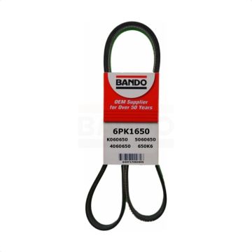 Accessory Drive Belt BAN-6PK1650 For Subaru Outback Legacy Tribeca Chevrolet S10 GMC Sonoma Ford BMW
