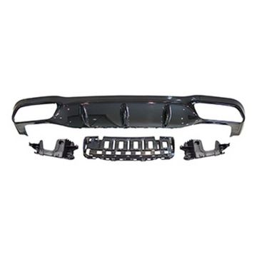 Mercedes Benz E-Class W213 2017-2020 Rear Diffuser E63 AMG Style Black