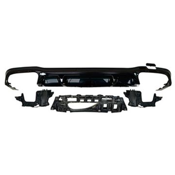 Mercedes Benz E-Class W213 2017-2023 Rear Diffuser E63 AMG Style Black