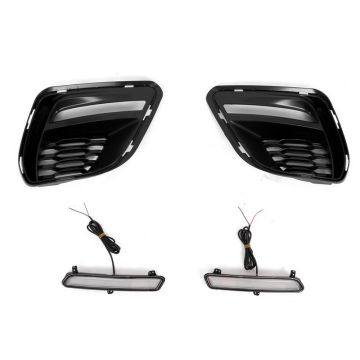 Dodge Charger 2015-2023 Wide Body Fog Light Cover with LED Light
