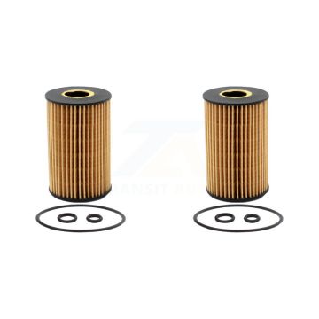Engine Cartridge Oil Filter (2 Pack) For 2012-2014 Volkswagen Passat 2.0L K56-100001