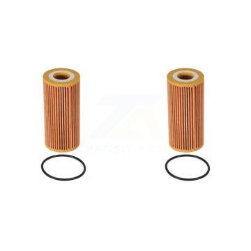 Engine Cartridge Oil Filter (2 Pack) For Volkswagen Audi Jetta Tiguan Atlas Q5 Golf Q3 Q7 K56-100004