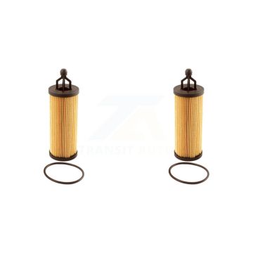 Engine Cartridge Oil Filter (2 Pack) For Ram Dodge Jeep 1500 Grand Caravan Classic 200 & K56-100014
