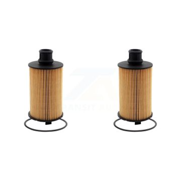Engine Cartridge Oil Filter (2 Pack) For Land Rover Jaguar Range Sport F-Pace Velar 110 K56-100015