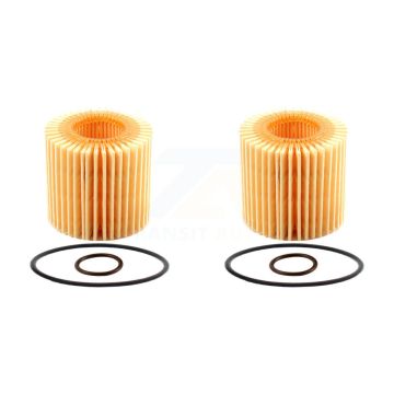 Engine Cartridge Oil Filter (2 Pack) For Toyota Corolla Matrix C-HR Prius Pontiac Vibe V K56-100016