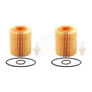 Engine Cartridge Oil Filter (2 Pack) For Toyota 4Runner Lexus Tundra IS250 IS300 IS350 FJ K56-100022