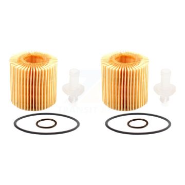 Engine Cartridge Oil Filter (2 Pack) For Toyota RAV4 Camry Lexus Highlander Sienna Tacoma K56-100024