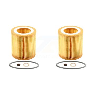 Engine Cartridge Oil Filter (2 Pack) For BMW X5 X3 328i xDrive X1 323i 320i 335i X6 128i K56-100028