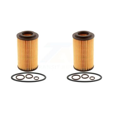 Engine Cartridge Oil Filter (2 Pack) For Mercedes-Benz GLK350 C300 ML350 C250 E350 C350 K56-100029