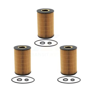 Engine Cartridge Oil Filter (3 Pack) For 2012-2014 Volkswagen Passat 2.0L K56-100040