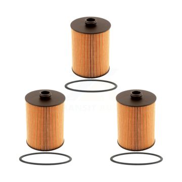 Engine Cartridge Oil Filter (3 Pack) For Volkswagen Atlas Passat Cross Sport Touareg CC K56-100042