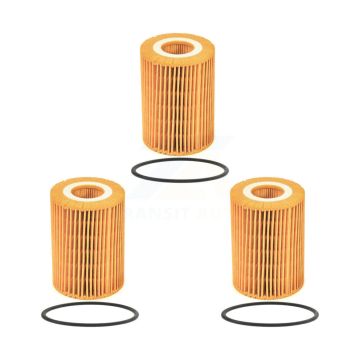 Engine Cartridge Oil Filter (3 Pack) For Mercedes-Benz Sprinter 2500 ML350 3500 Jeep E350 K56-100045