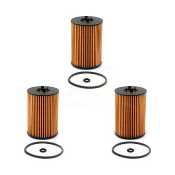 Engine Cartridge Oil Filter (3 Pack) For Volkswagen Jetta Golf Passat SportWagen Beetle K56-100046