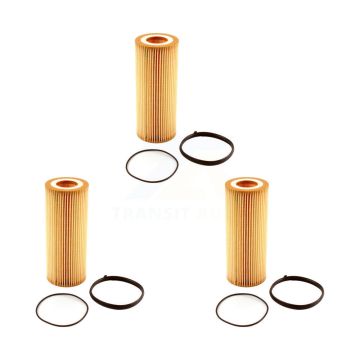Engine Cartridge Oil Filter (3 Pack) For Audi Q5 Porsche Cayenne A4 Quattro Volkswagen Q7 K56-100050