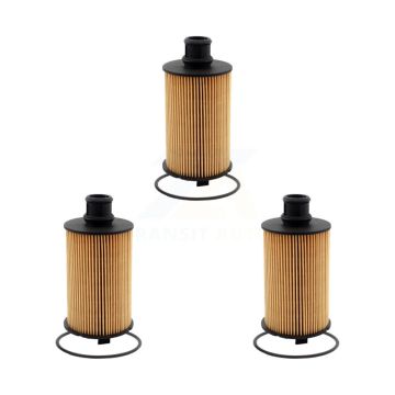Engine Cartridge Oil Filter (3 Pack) For Land Rover Jaguar Range Sport F-Pace Velar 110 K56-100054