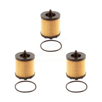 Engine Cartridge Oil Filter (3 Pack) For Chevrolet Equinox Pontiac GMC Terrain Malibu G5 K56-100057