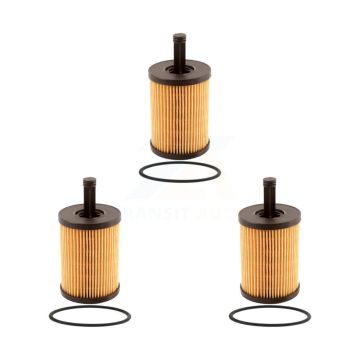 Engine Cartridge Oil Filter (3 Pack) For Volkswagen Jetta Golf Passat Audi Beetle CC Eos K56-100059