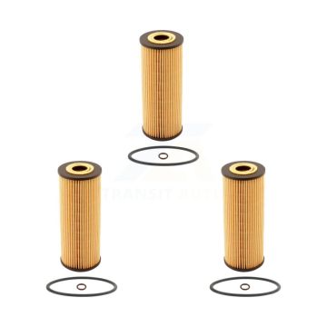 Engine Cartridge Oil Filter (3 Pack) For Volkswagen Jetta Golf Beetle Passat K56-100060