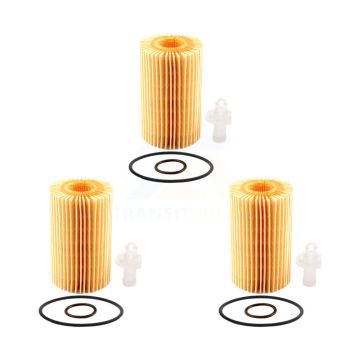 Engine Cartridge Oil Filter (3 Pack) For Toyota Tundra Sequoia Lexus LX570 LC500 IS F RC K56-100062
