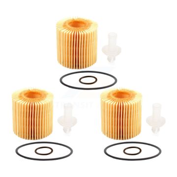Engine Cartridge Oil Filter (3 Pack) For Toyota RAV4 Camry Lexus Highlander Sienna Tacoma K56-100063
