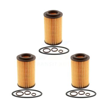 Engine Cartridge Oil Filter (3 Pack) For Mercedes-Benz GLK350 C300 ML350 C250 E350 C350 K56-100068