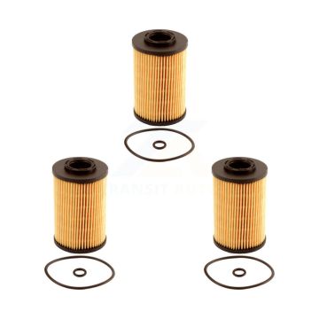 Engine Cartridge Oil Filter (3 Pack) For Hyundai Santa Fe Genesis Coupe Sonata Kia Sedona K56-100072