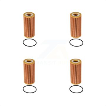 Engine Cartridge Oil Filter (4 Pack) For Volkswagen Audi Jetta Tiguan Atlas Q5 Golf Q3 Q7 K56-100082
