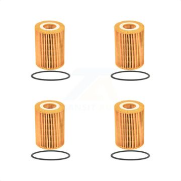 Engine Cartridge Oil Filter (4 Pack) For Mercedes-Benz Sprinter 2500 ML350 3500 Jeep E350 K56-100084