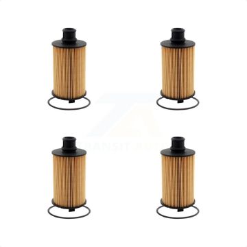 Engine Cartridge Oil Filter (4 Pack) For Land Rover Jaguar Range Sport F-Pace Velar 110 K56-100093