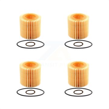 Engine Cartridge Oil Filter (4 Pack) For Toyota Corolla Matrix C-HR Prius Pontiac Vibe V K56-100094