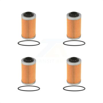 Engine Cartridge Oil Filter (4 Pack) For Cadillac Chevrolet CTS Camaro Colorado SRX GMC K56-100095