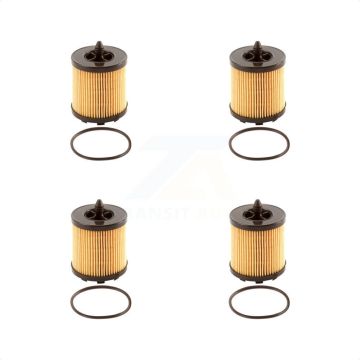 Engine Cartridge Oil Filter (4 Pack) For Chevrolet Equinox Pontiac GMC Terrain Malibu G5 K56-100096