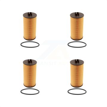 Engine Cartridge Oil Filter (4 Pack) For Ford F-350 Super Duty F-250 E-350 Excursion Club K56-100097