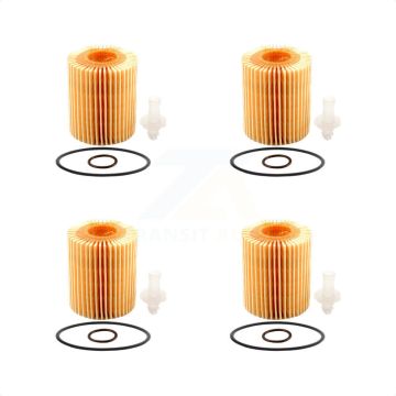 Engine Cartridge Oil Filter (4 Pack) For Toyota 4Runner Lexus Tundra IS250 IS300 IS350 FJ K56-100100