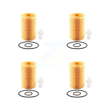 Engine Cartridge Oil Filter (4 Pack) For Toyota Tundra Sequoia Lexus LX570 LC500 IS F RC K56-100101