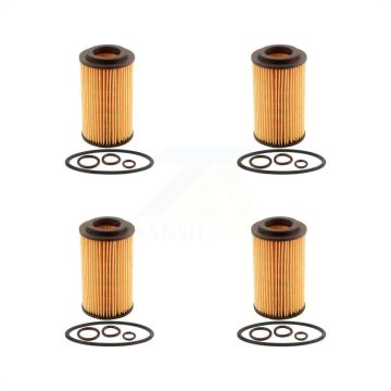 Engine Cartridge Oil Filter (4 Pack) For Mercedes-Benz GLK350 C300 ML350 C250 E350 C350 K56-100107