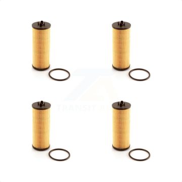 Engine Cartridge Oil Filter (4 Pack) For Dodge Grand Caravan Journey Chrysler Jeep Ram & K56-100108