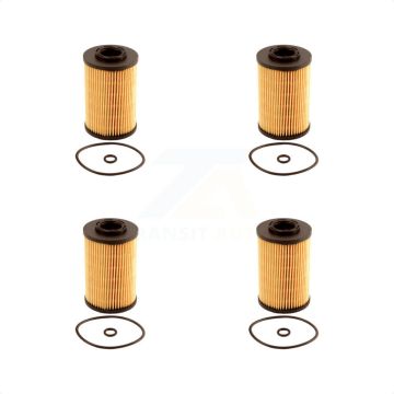 Engine Cartridge Oil Filter (4 Pack) For Hyundai Santa Fe Genesis Coupe Sonata Kia Sedona K56-100111