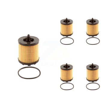 Engine Cartridge Oil Filter (5 Pack) For Chevrolet Equinox Pontiac GMC Terrain Malibu G5 K56-100119