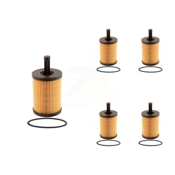 Engine Cartridge Oil Filter (5 Pack) For Volkswagen Jetta Golf Passat Audi Beetle CC Eos K56-100122
