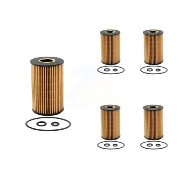 Engine Cartridge Oil Filter (5 Pack) For 2012-2014 Volkswagen Passat 2.0L K56-100124