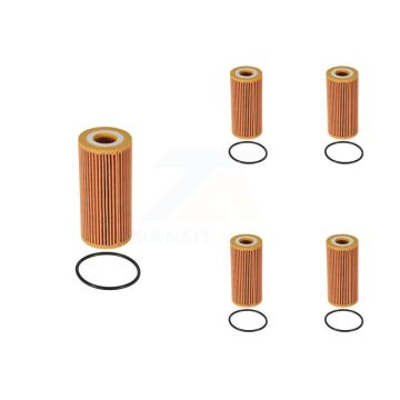 Engine Cartridge Oil Filter (5 Pack) For Volkswagen Audi Jetta Tiguan Atlas Q5 Golf Q3 Q7 K56-100125