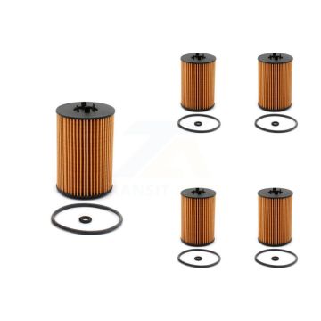 Engine Cartridge Oil Filter (5 Pack) For Volkswagen Jetta Golf Passat SportWagen Beetle K56-100126