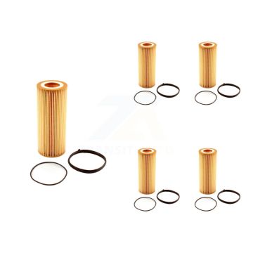 Engine Cartridge Oil Filter (5 Pack) For Audi Q5 Porsche Cayenne A4 Quattro Volkswagen Q7 K56-100127