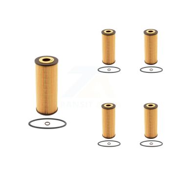 Engine Cartridge Oil Filter (5 Pack) For Volkswagen Jetta Golf Beetle Passat K56-100128